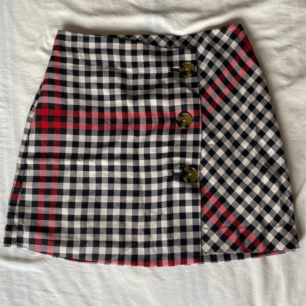 Plaid Mini Skirt